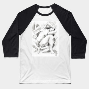 Female Nude by Carl Newman Baseball T-Shirt